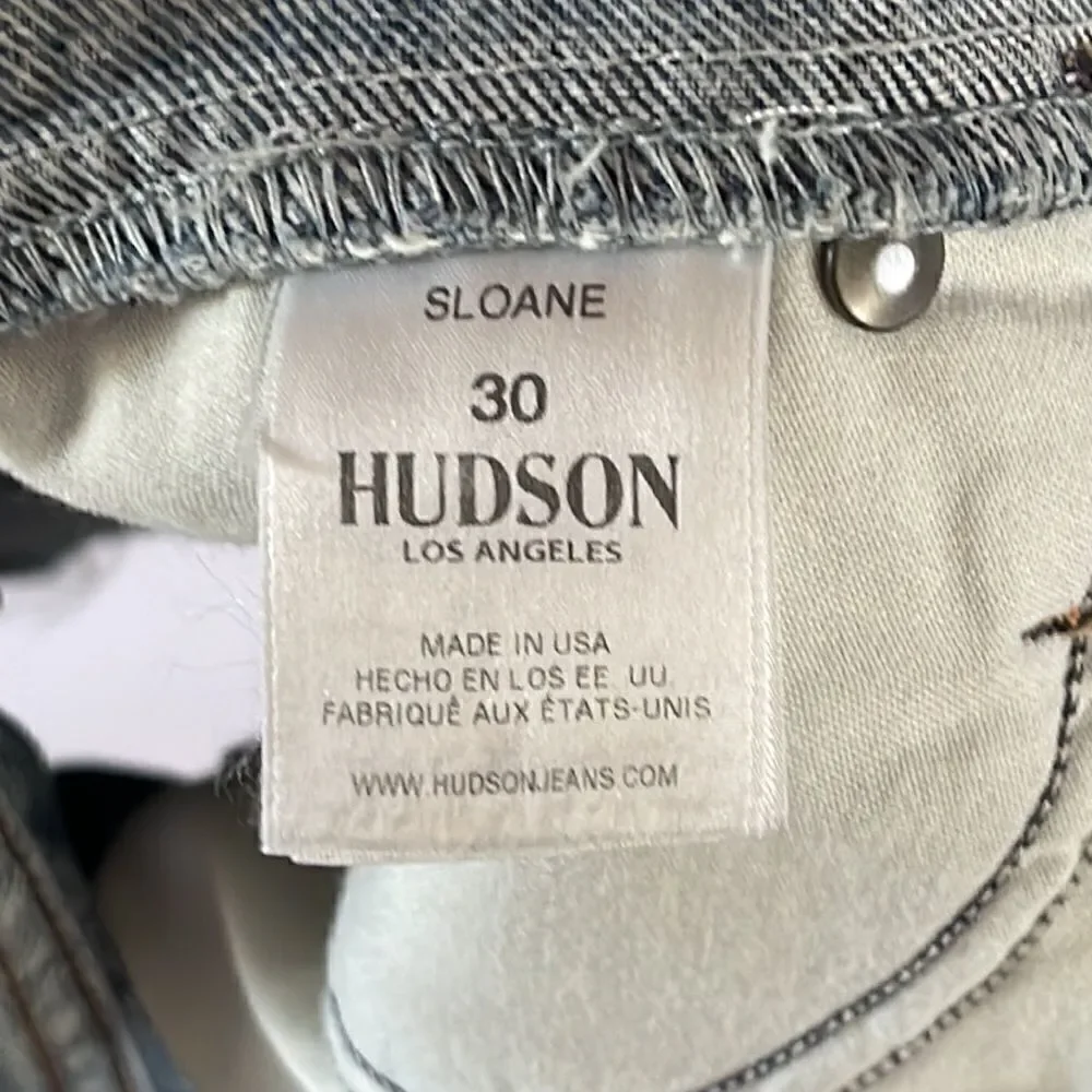 Hudson Sloane High-Rise Denim Skirt